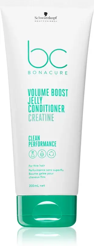 Schwarzkopf BC Volume Boost Jelly Conditioner Creatina - balsamo per capelli con cheratina 200ml