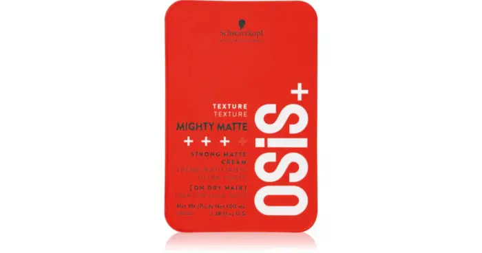 Schwarzkopf Crema per capelli opaca forte OSiS Mighty Matte (Crema opaca forte) 100 ml