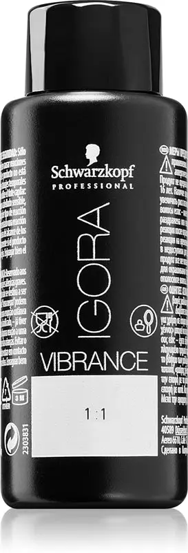 Schwarzkopf Professional IGORA Vibrance colorazione semi-permanente per capelli colore 9, 5-19 Tonico Viola Cenere 60 ml