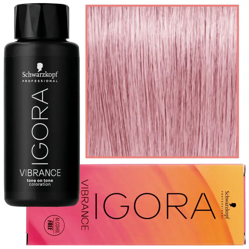 Schwarzkopf Professional Igora Vibrance - Tintura semipermanente per capelli senza ammoniaca 60ml 10-19 | Biondo cenere-violaceo