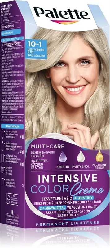 Schwarzkopf Tavolozza colore capelli permanente Intensive Color Creme - Tonalità 10-1 (C10) Ice silver fawn