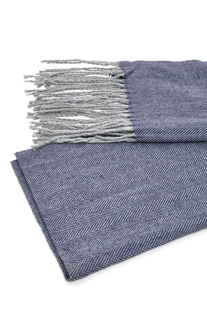 CLASS Sciarpa Blu Da Uomo GianMarco Venturi 66175 miniatura 3