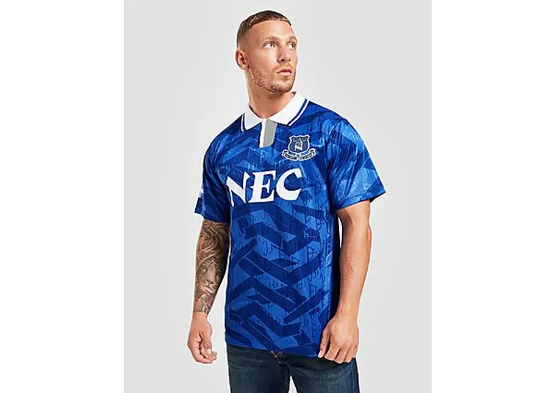Score Draw Everton FC '92 Retro Home Shirt, Blu