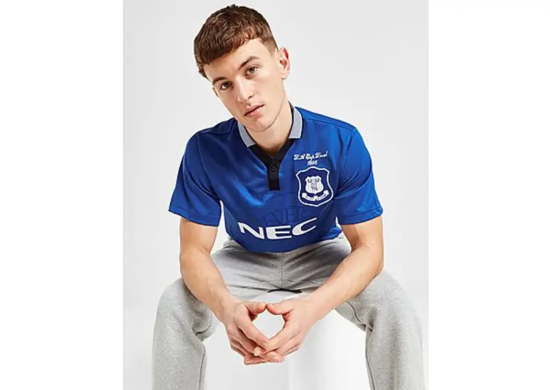 Score Draw Everton FC Maglia Vincitori FA Cup '95, Blu