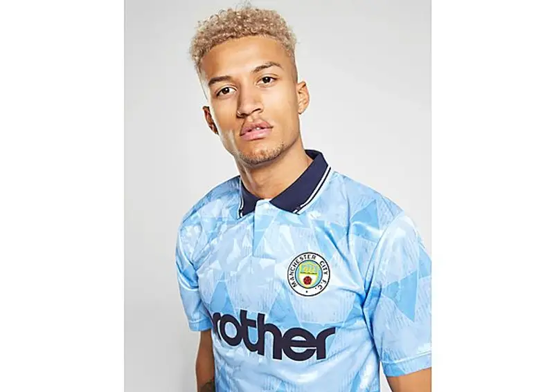 Score Draw Manchester City FC Maglia Home '89, Blu