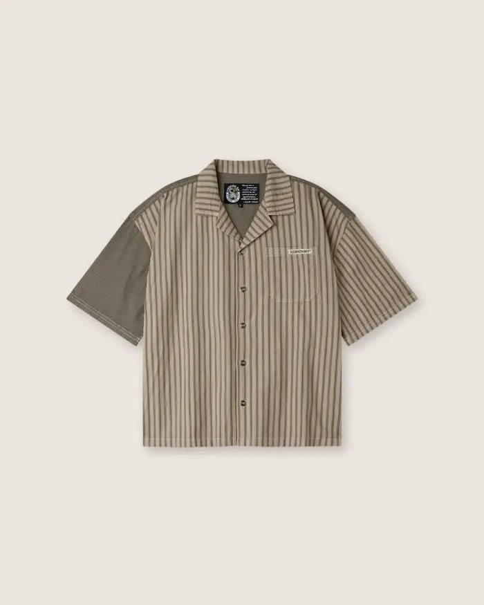 Scorpion Bay Camicia boxy "Charro Escorpion" uomo Beige sabbia