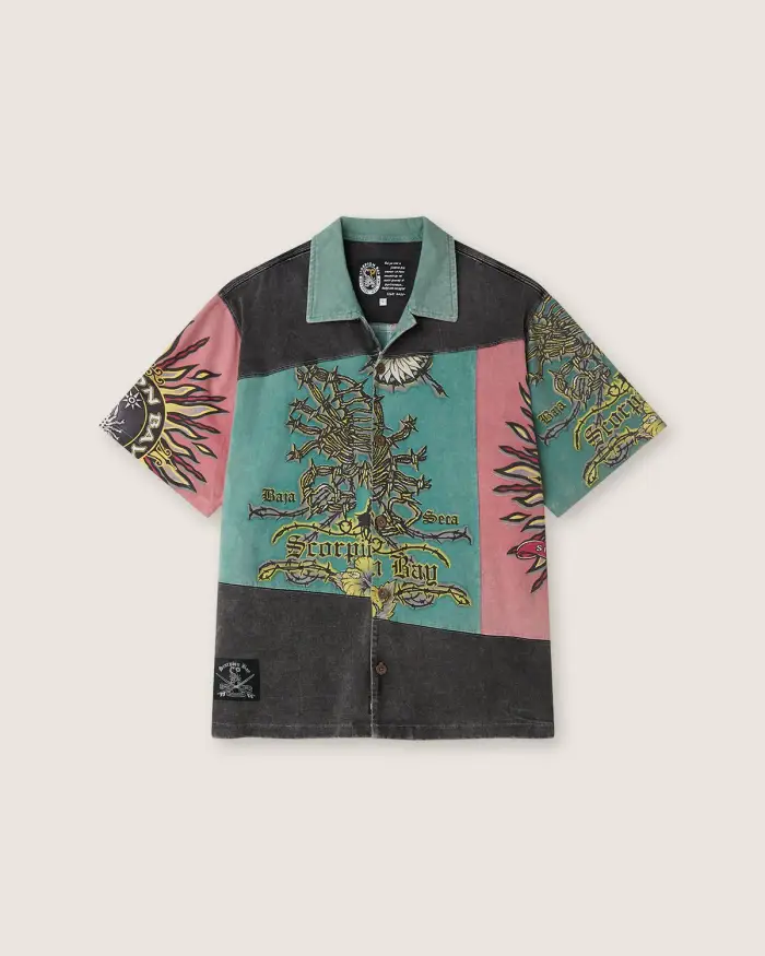 Scorpion Bay Camicia limited edition "California Since 1987" Verde