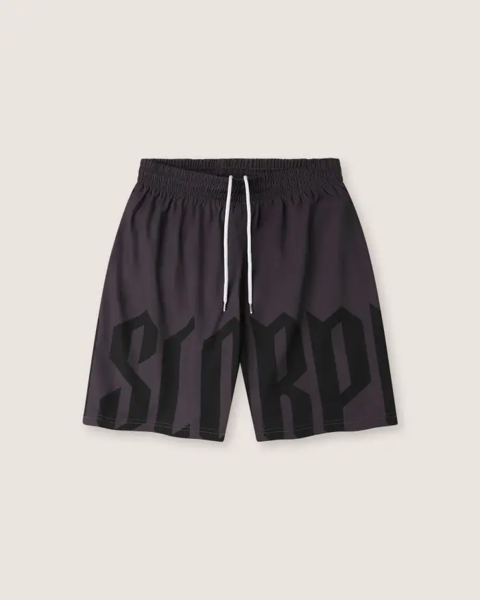 Scorpion Bay Costume jam con stampa "Gothic lettering" uomo Grigio carbone