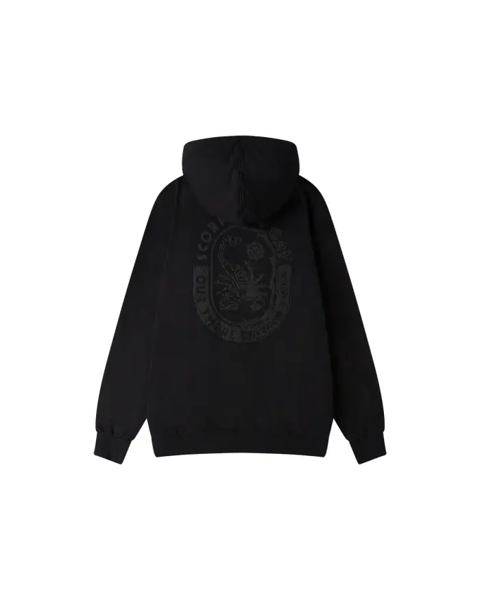 Felpa con cappuccio “Barbed Scorpion” uomo Nero