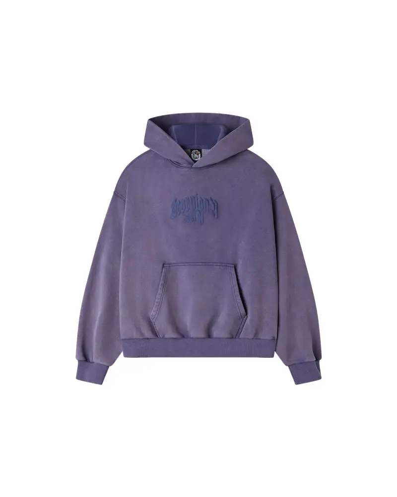 Scorpion Bay Felpa con cappuccio "Chill it Out" uomo Viola opaco