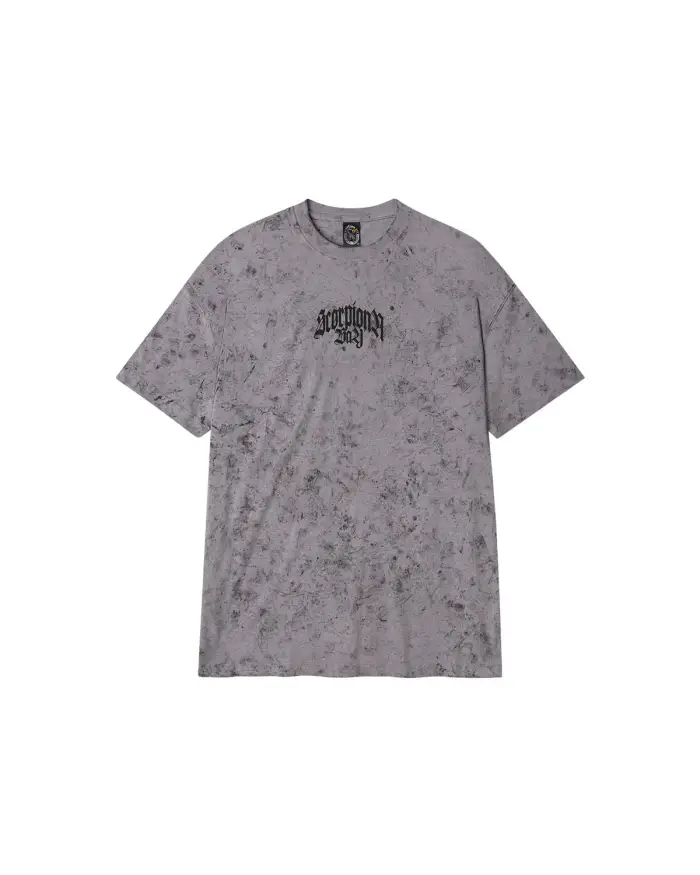 Scorpion Bay T-Shirt stampata "Dirty Estampilla" uomo Grigio antracite