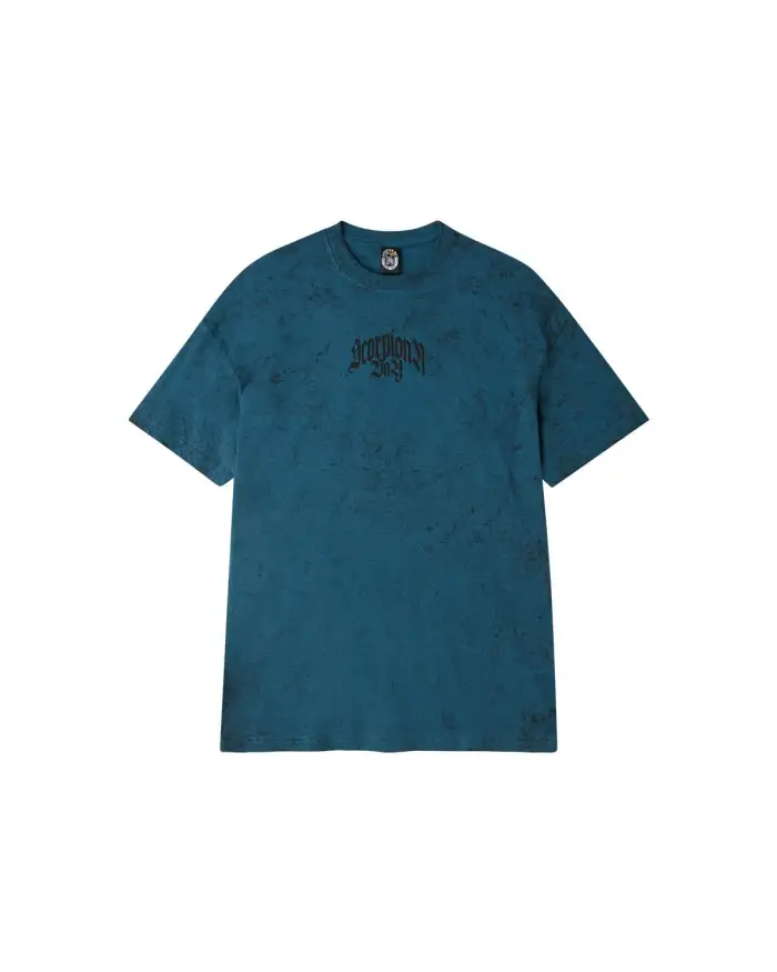 Scorpion Bay T-Shirt stampata "Dirty Estampilla" uomo Verde petrolio