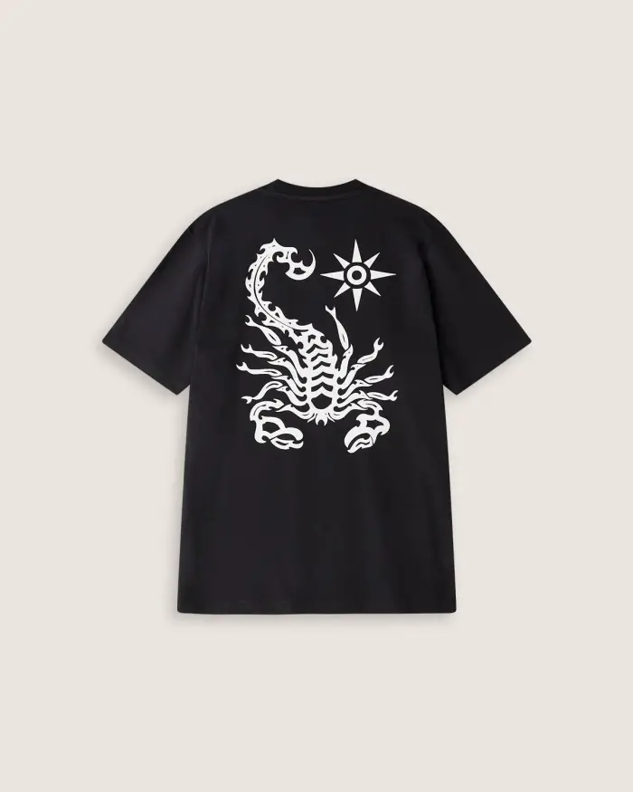 Scorpion Bay T-shirt stampata "Iron" uomo Nero