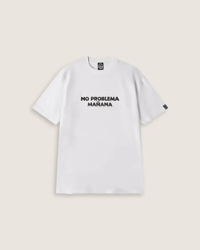 Scorpion Bay T-shirt stampata "No Problema Manana" uomo Bianco