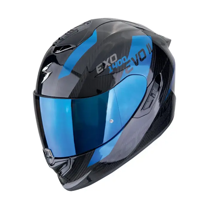 Scorpion Casco integrale da moto Exo-1400 Evo II Carbon Air Platted