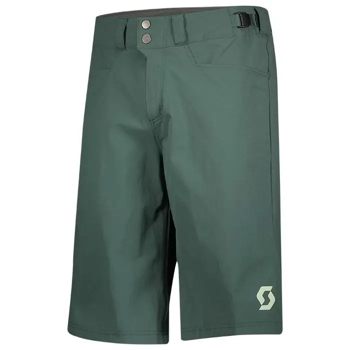 Scott Bikeshort con fondello Trail Flow Verde