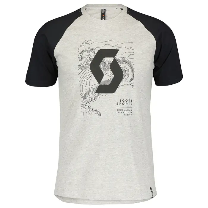 Scott T-Shirt Icon Raglan Nero