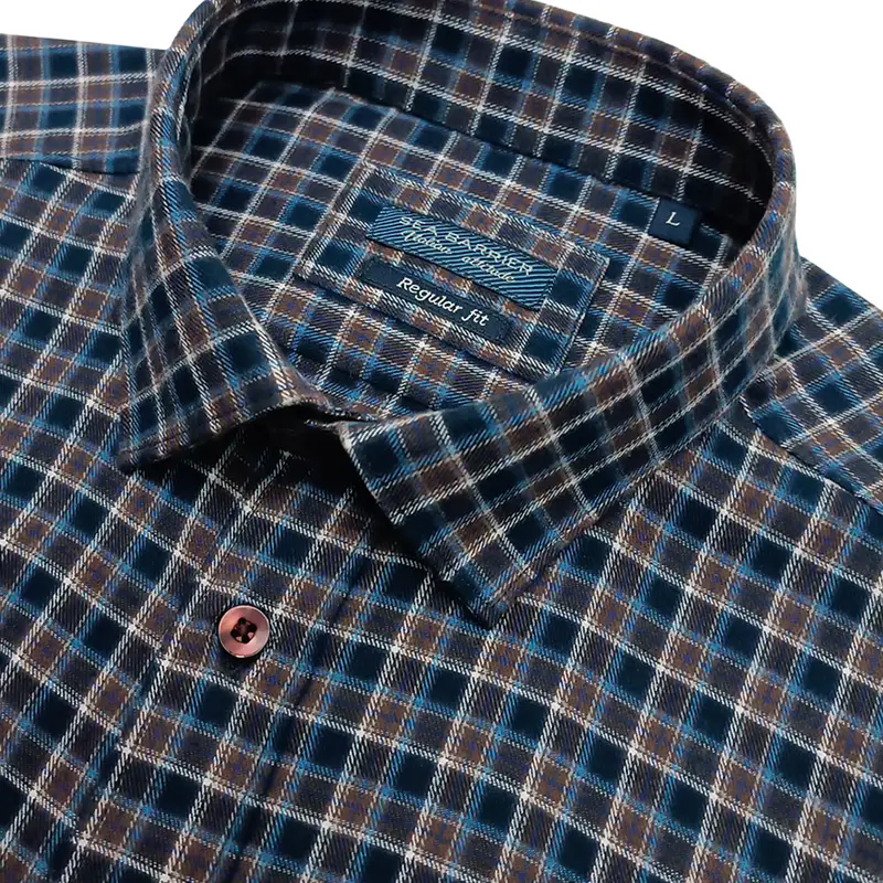 Sea Barrier Camicia regular fit caldo cotone carta 201 uomo unica