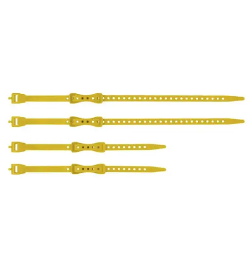 Sea to Summit Stretch Loc Strap Set 4 pcs - cinghia Yellow