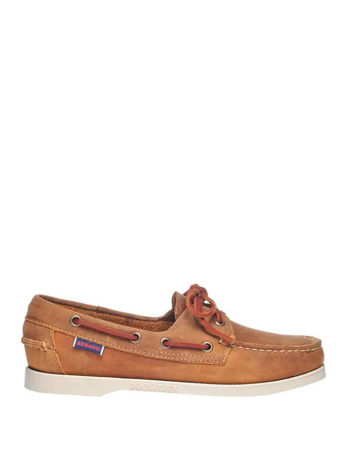 mocassini sebago docksides portland crazy da donna - marrone ,5