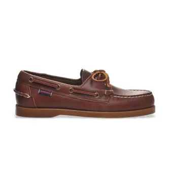 per uomo 70000G0 Mocassini in pelle Portland cerata marrone (45), Basso, Stringhe, Casual