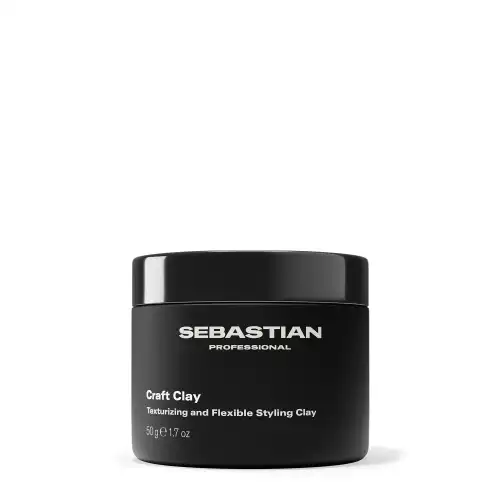 SEBASTIAN PROFESSIONAL Hair Care Craft Clay Texturizing and Flexible Styling Clay - Pasta effetto Opaco