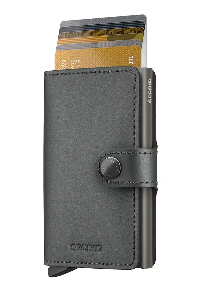 Secrid portafoglio in pelle MATTE Grigio