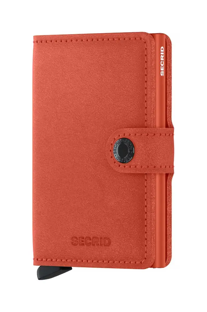 Secrid portafoglio in pelle Miniwallet Original Orange Arancione