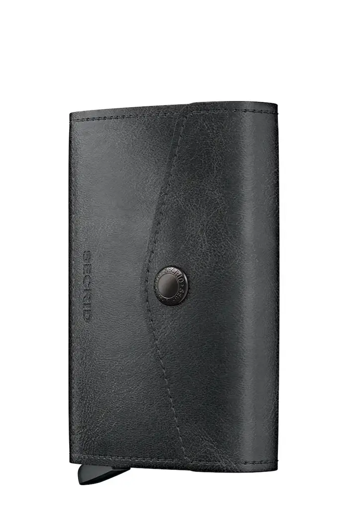 Secrid portafoglio in pelle VINTAGE Nero
