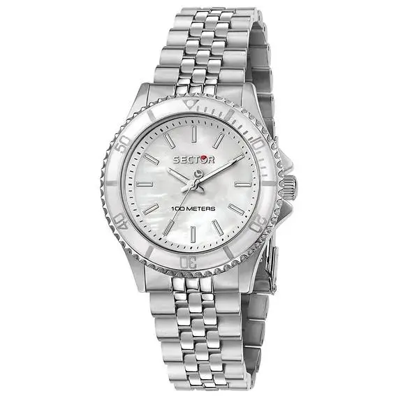 Sector Orologio da Donna 230 Just Time Acciaio Inossidabile Quadrante Madreperla Quarzo R3253161527 100M madre di colore perla
