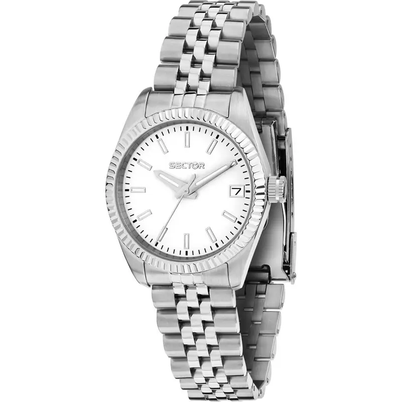 Sector Orologio da Donna 240 Acciaio Inossidabile Quadrante Bianco Quarzo R3253240514 bianco