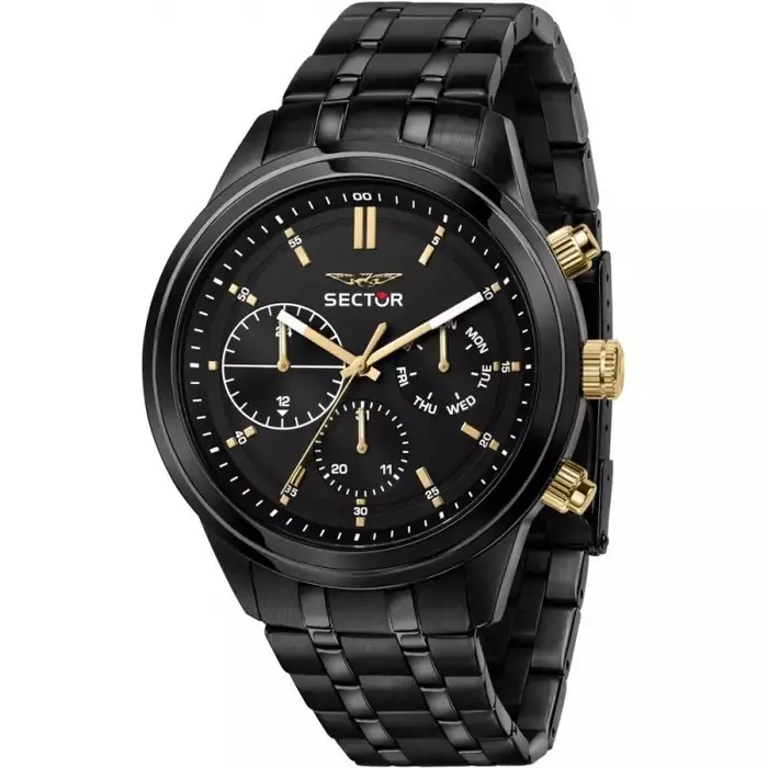 SECTOR Orologio Multifunzione 670 - Uomo - Nero - 45Mm