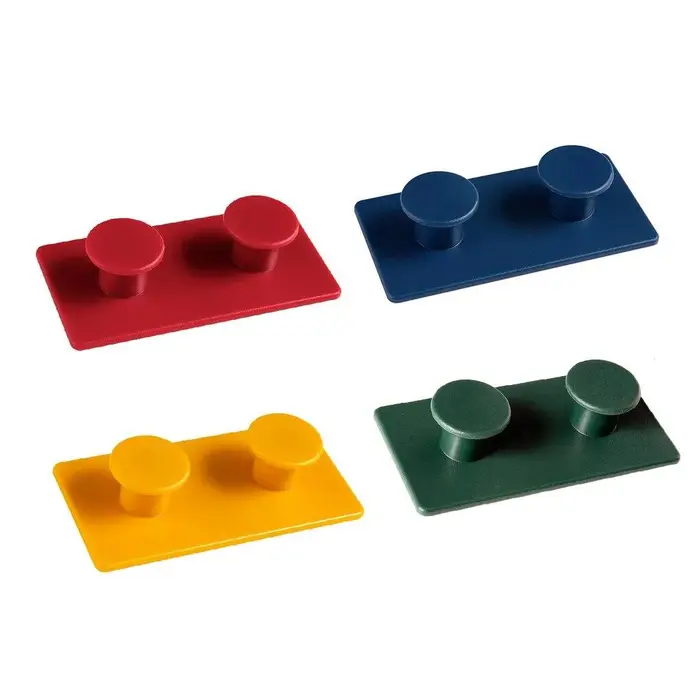 4 pezzi/set gancio appendiabiti da parete autoadesivo chiavi appendiabiti soggiorno bagno ganci appeso organizzatore di plastica
