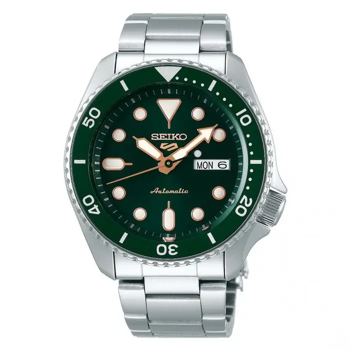 Orologio Automatico Seiko 5 Sports 3 Sfere Quadrante Verde Uomo Seiko