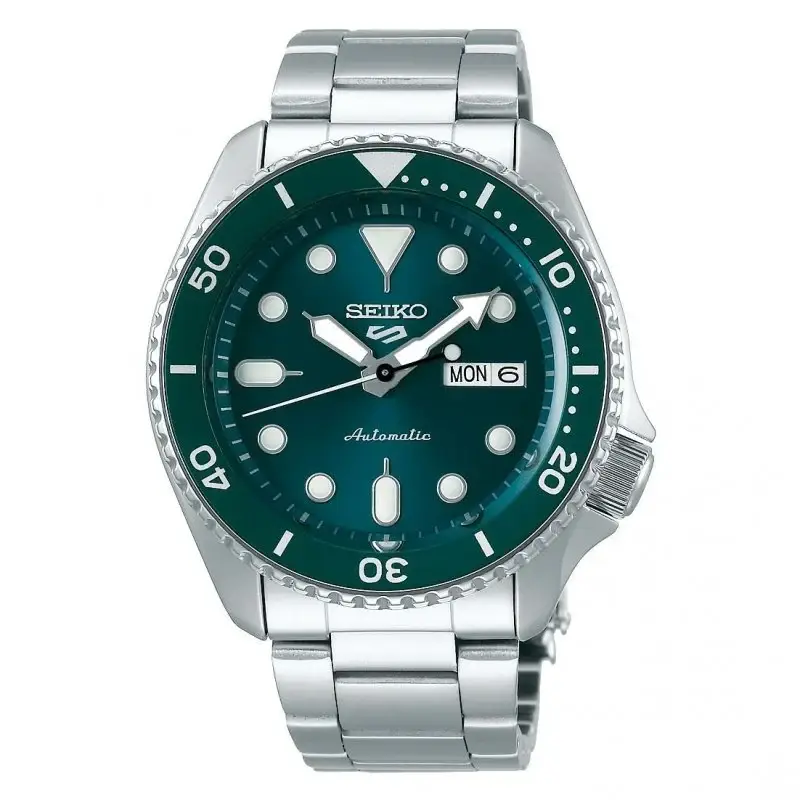 SEIKO Orologio Automatico 5 Sports Quadrante Verde Uomo
