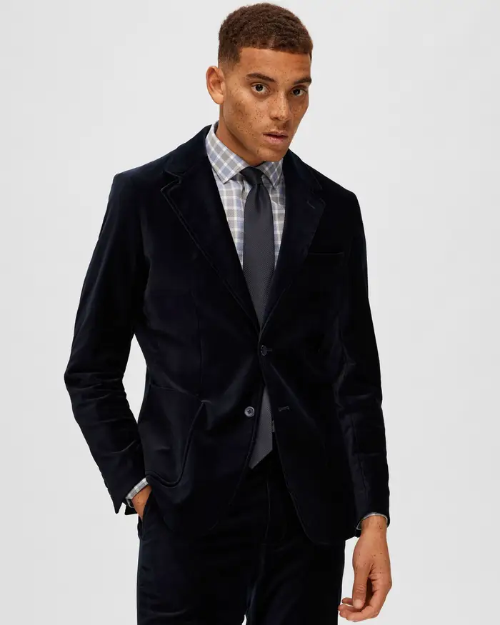 Cravatta grigio antracite in tessuto micro armatura