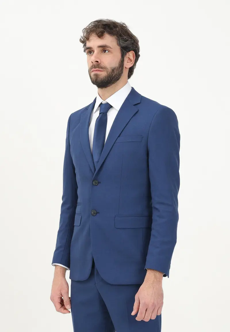 Selected Homme Giacca monopetto blu da uomo