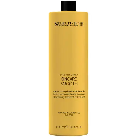 Selective Long and Unruly On Care Smooth - shampoo lisciante per capelli, 1000ml