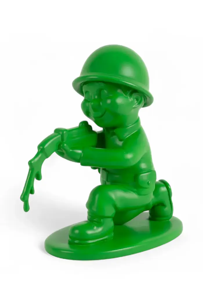 Seletti figurina decorativa in plastica 20,5 x 10,5 x 20 cm Verde