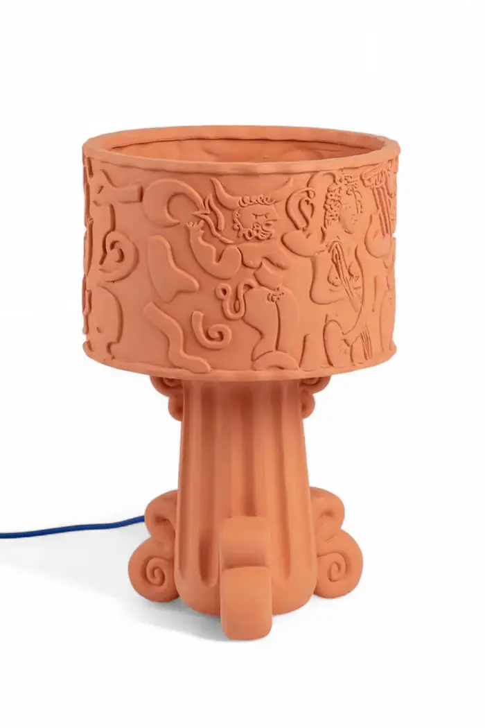Seletti lampada da giardino Magna Graecia 25 x 25 x 38 cm Arancione