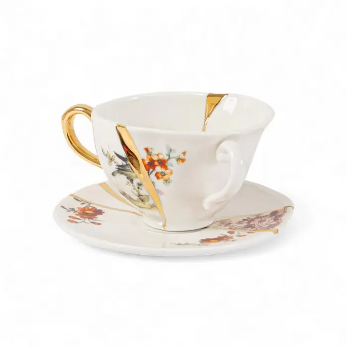 SELETTI Set Da Tè Kintsugi - Tazza E Piattino