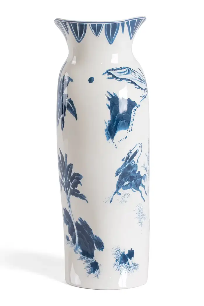 vaso decorativo Classics On Acid 15,5 x 13,5 cm Blu miniatura 3