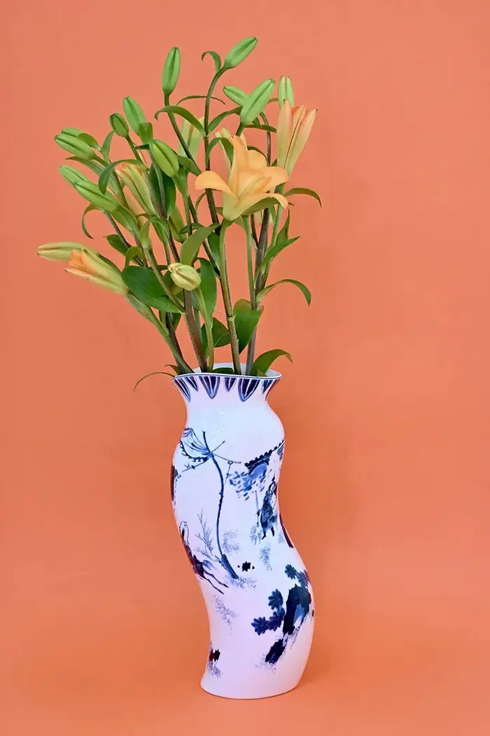 vaso decorativo Classics On Acid 15,5 x 13,5 cm Blu miniatura 5