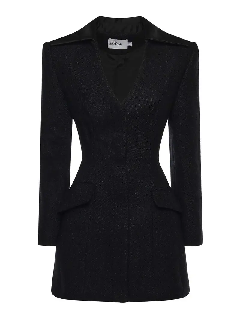 Self-portrait Blazer Nero 4033462