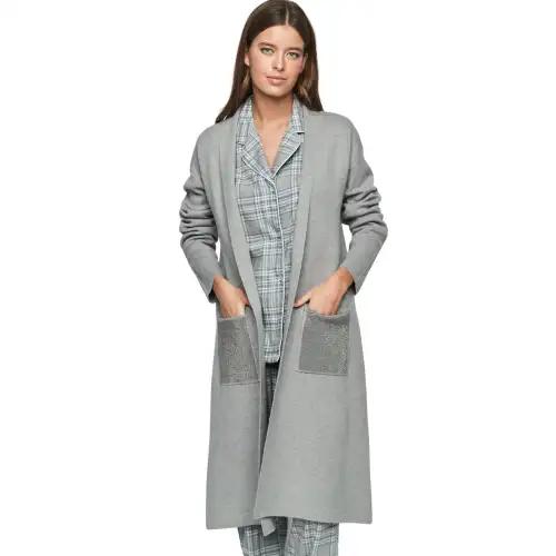 Selmark Giacca a metà lunghezza con tasche lucide donna PC1 Style ADD
