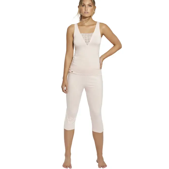 Selmark Pantaloni pigiama e canotta donna Alicia Rose