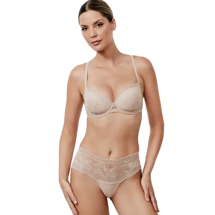 Selmark Reggiseno preformato in pizzo floreale donna Malitzia Mariage