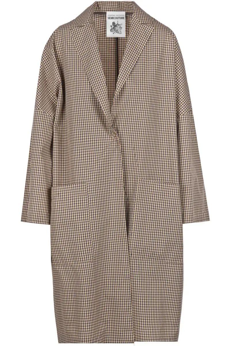 Semi Couture Cappotto - 470953 - Fantasia Beige