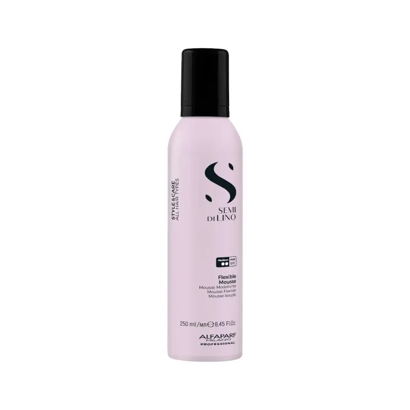 SEMI DI LINO Style&Care Mousse Modellante A Tenuta Media 250ml - Mousse Ricci