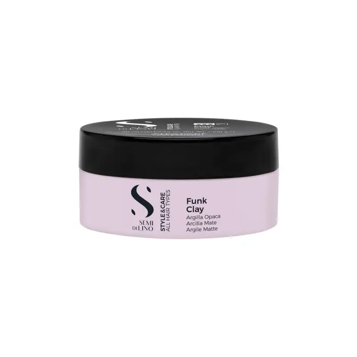 SEMI DI LINO Style&Care Pasta Modellante A Base Di Argilla A Tenuta Forte 90ml - Pasta effetto Opaco